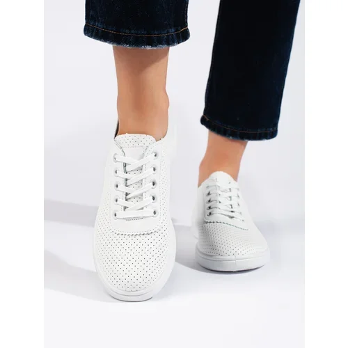 SEASTAR Women's white lace-up shoes