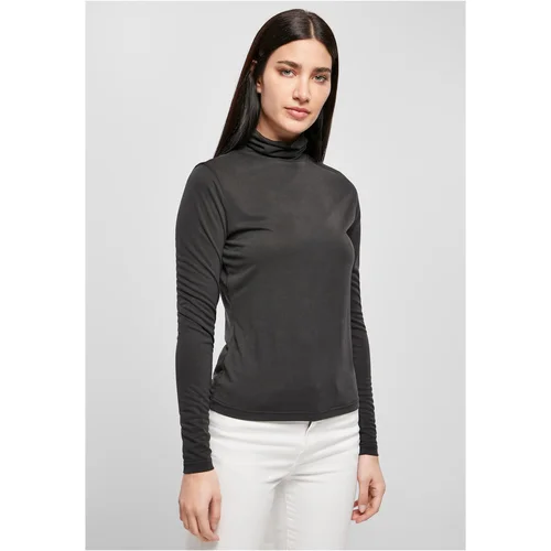 UC Ladies Women's modal turtleneck with long sleeves black