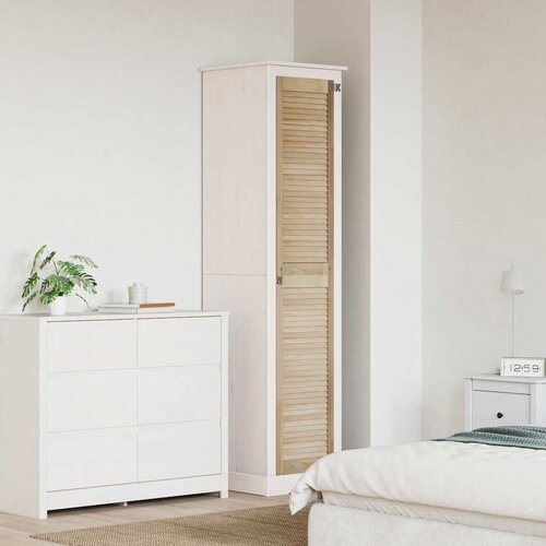 vidaXL Vrata omare Naravna 140.5 x 2 x 59.5 cm Masivno borovo les, (5000131569) Cene