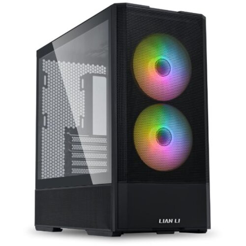 Lian Li case lancool 207 black atx, 2x 120mm, 2x 140 argb mid tower Slike