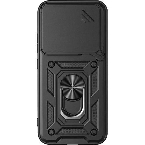 AVIZAR Etui za Realme 16 Pro s Prstanastim Stojalom in Pokrovčkom Kamere, Črna, (5000274150) Cene