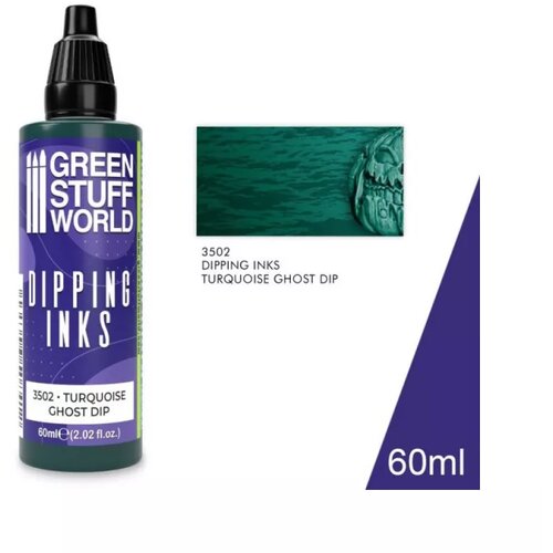 Green Stuff World Dipping ink 60 ml - TURQUOISE GHOST DIP boja Cene