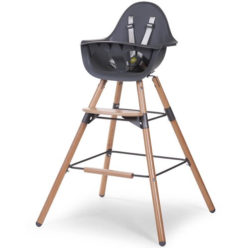 Childhome visoke lesene noge za stol evolu natural/anthracite Slike