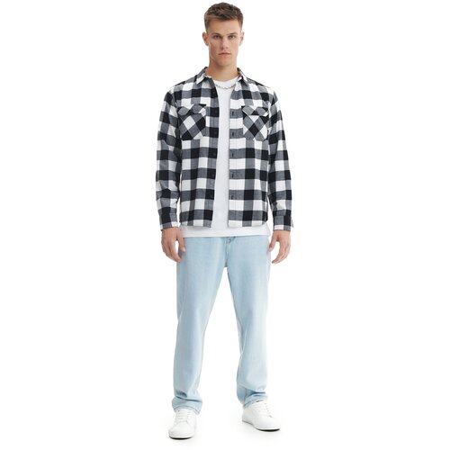 Cropp muška karirana košulja - Crna  4546W-99X Cijene