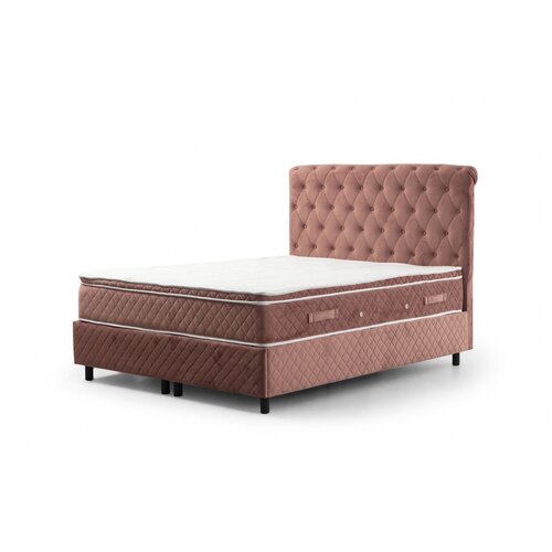 Hanah home Sonata Set 120 x 200 - Dusty Rose Dusty Rose Single Mattress, Base & Headboard Cene