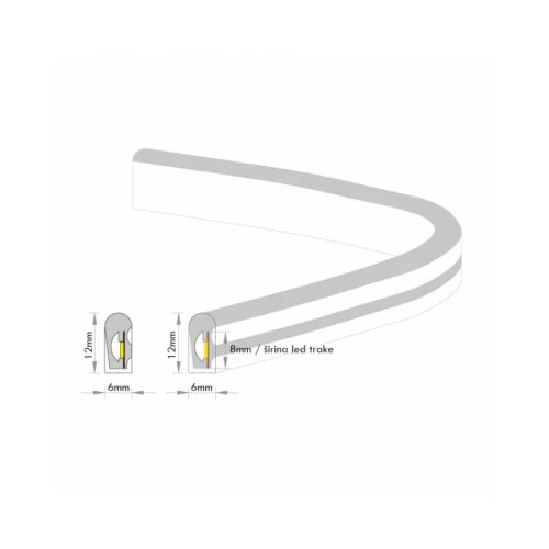  LED NEON FLEX KL-2835-120-NW 24V IP65 (50met,8.8W/met) Cene