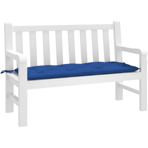 VidaXL Jastuk za vrtnu klupu plavi 120 x 50 x 7 cm od tkanine Oxford Slike