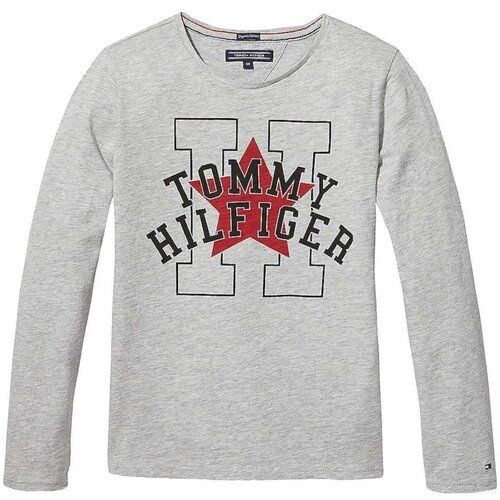 Tommy Hilfiger Majice z dolgimi rokavi - Siva Cene