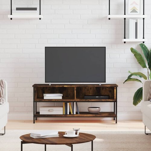 The Living Store TV omarica dimljeni hrast 100x35x45 cm inženirski les - TV Omarica, (21427943) Slike