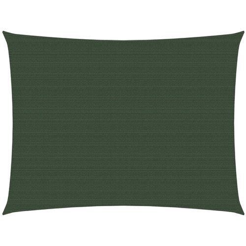 The Living Store Senčno jadro 160 g/m² temno zeleno 2,5x3 m HDPE - Senčno Jadro, (21630887) Cene