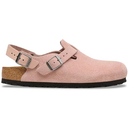Birkenstock Cokli Tokio suede leather Rožnata Cene