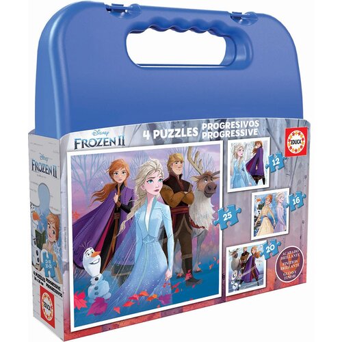 Educa Progresivni kovček Frozen II - 12+16+20+25 kosov (EDU18114), (21261803) Cene