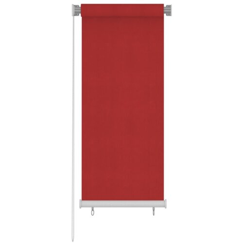vidaXL Zunanje rolo senčilo 60x140 cm rdeče HDPE Cene