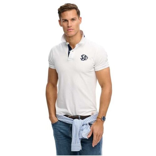 Superdry bela mu&scaron;ka polo majica Cene