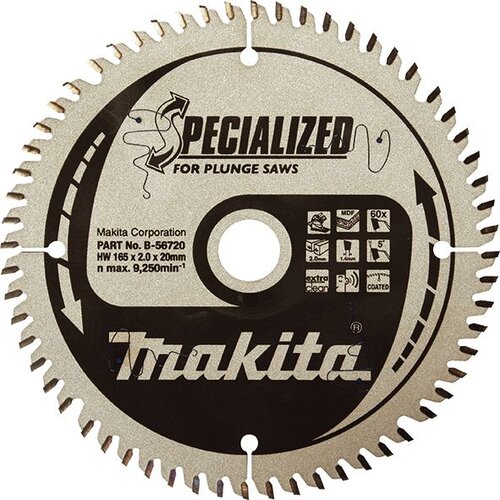 Makita list za testeru od tvrdog metala, za drvo (ac/dc) B-56720 Cene