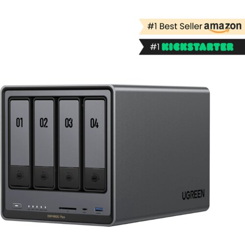 Ugreen NASync DXP4800 Plus za 4+2 diska, Intel 8505, 8GB DDR5, 1x2.5GbE in 1x 10GbE mreža Slike