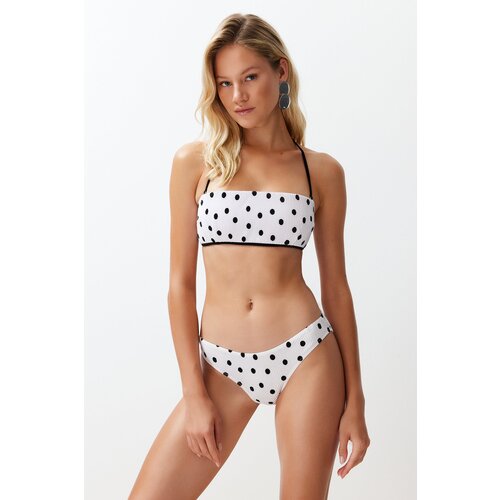 Trendyol Polka Dot Regular Bikini Bottom Slike