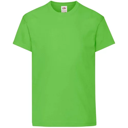 Fruit Of The Loom Green T-shirt for Children Original