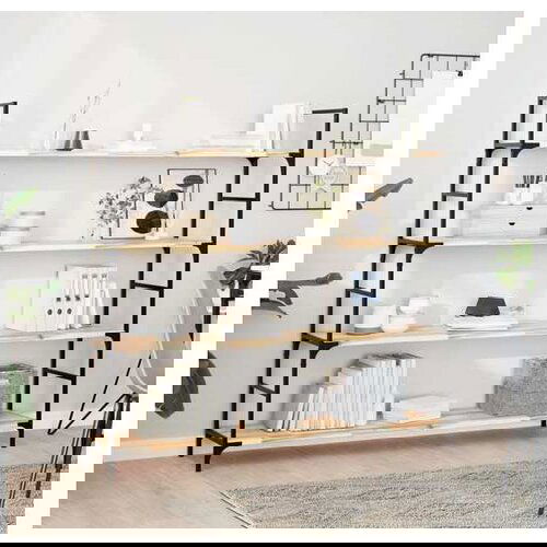 vidaXL Plutajuća polica 160x30x2 cm masivno neobrađeno drvo bagrema Cijene