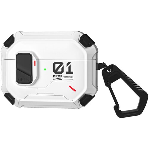 INF Magnetni PC ovitek z 360&deg; stojalom &mdash; Kompatibilen z AirPods Pro 3 White, (5000323444) Cene