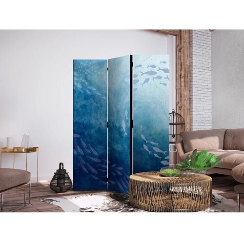  Paravan - Schools of Fish - Luminous Clusters of Fish in Blue Hues Amidst the Sea Depths 135x172 Dvostrani Slike