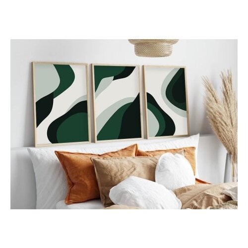 Wallxpert Uramljena slika Huhu204, 35x50 cm , 3 dijela Slike