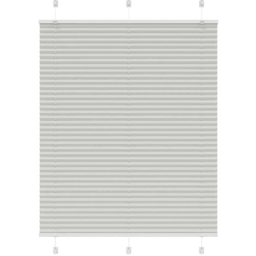 vidaXL Plisirana roleta svijetlosiva 110x100 cm širina tkanine 109,4cm Cijene