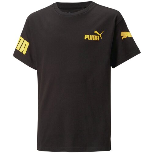 Puma Majica zlatno žuta / crna Slike
