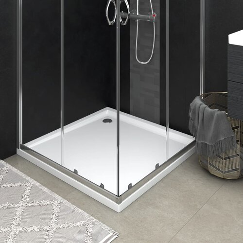 vidaXL Kvadratna ABS tuš kad bela 80x80 cm Cene