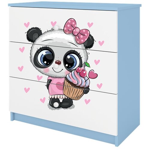 HAPPYKIDS Komoda Dreamy panda Plava Cijene