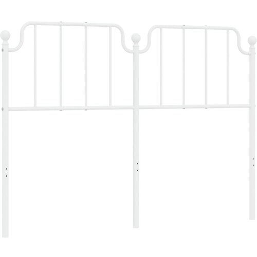 VidaXL Kovinsko vzglavje belo 160 cm, (20954019) Slike