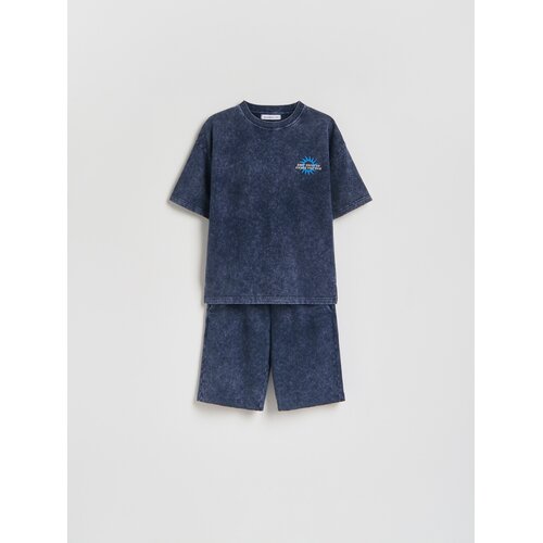 Reserved BOYS` T-SHIRT & SHORTS - mornarsko plava Cijene