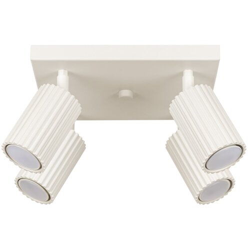 Nice Lamps Kremno bela stropna svetilka 25x25 cm Gleam – Cene