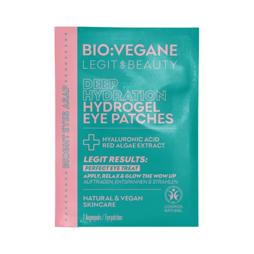 BIO:VÉGANE Legit Beauty Deep Hydration Hydrogel Eye Patches