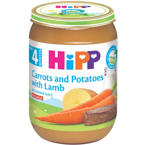 Hipp šargarepa i krompir sa jagnjetinom kašica 190 gr Cene
