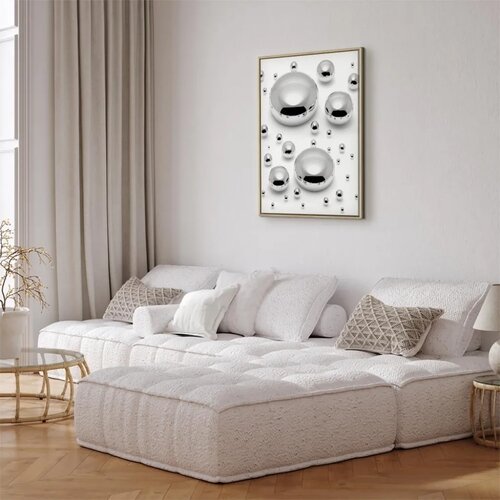  Slika - Enchanted in the Frost (1 Part) Vertical 60x90 U prirodnom drvenom okviru Slike