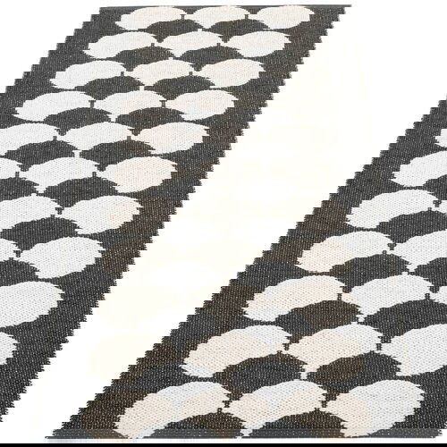 Pappelina Crna/krem unutarnja i vanjska staza 70x150 cm Poppy Black Vanilla – Cijene