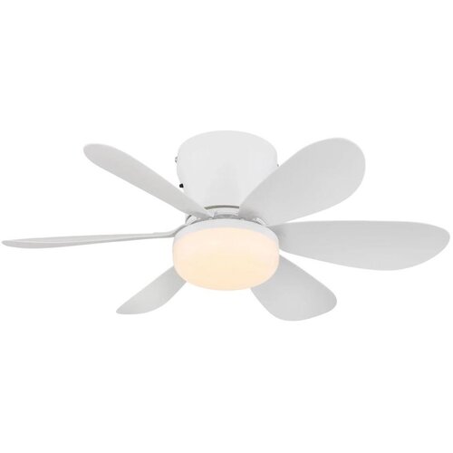 Globo 03625W - LED prigu&scaron;iva stropni ventilator DELORES LED/5W/230V 2700-6500K bela + daljinski upravljač Cene