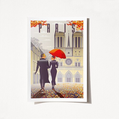 Wallity Poster Paris-1965, 50x70 cm Cijene