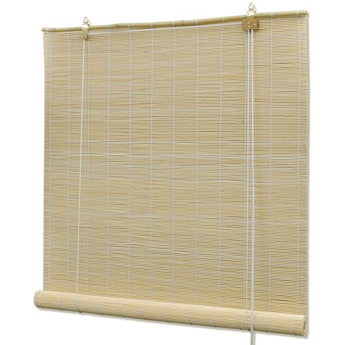 vidaXL Rolo senčilo iz bambusa 80x220 cm naravne barve, (20597355) Cene