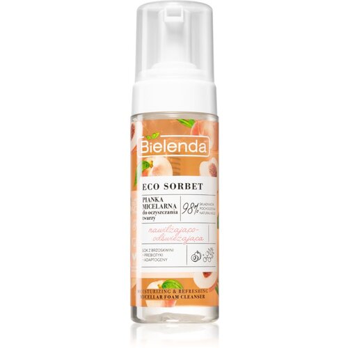 Bielenda Eco Sorbet Peach micelarna pjena za čišćenje 150 ml Cijene
