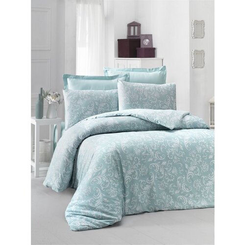 Verano mint mintwhite satin single xxl quilt cover set (de) Cene