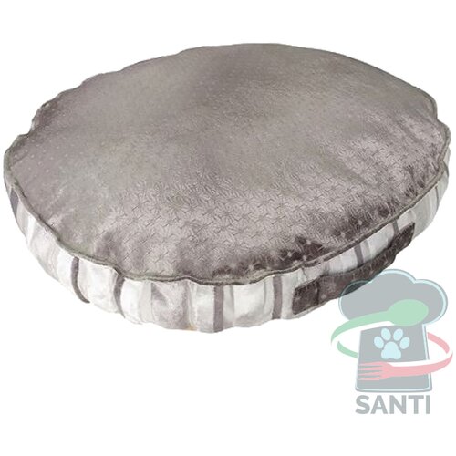 Pet Line Ovalni jastuk od mebla za pse Exclusive - srebrna Slike