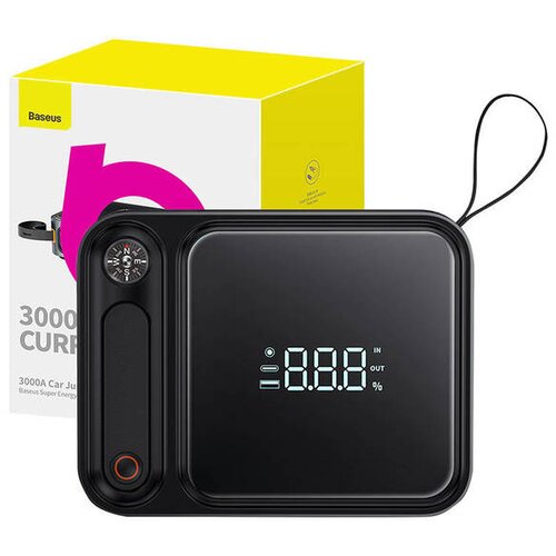 Baseus Powerbank / Super Energy Ultra Car Jump Starter, 3000A (črna) Cene