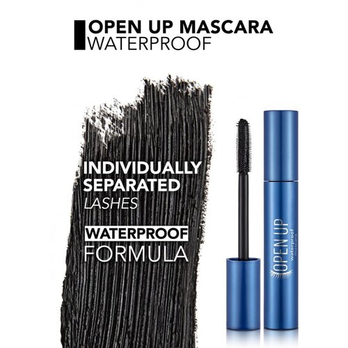 Flormar Open Up Waterproof Mascara vodoodporna maskara za privihanje in ločevanje trepalnic 12 ml Slike