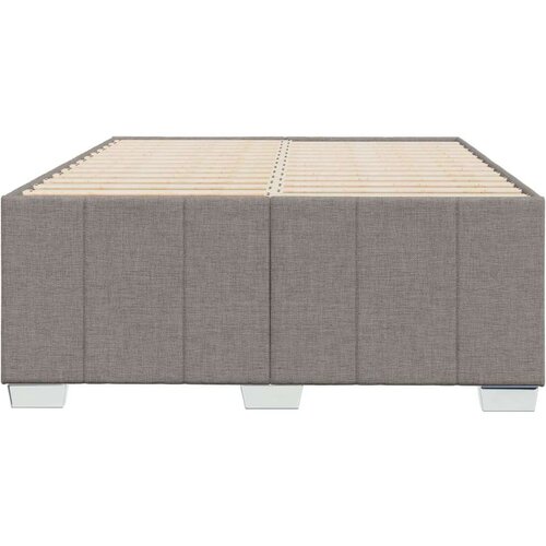 vidaXL Posteljni okvir taupe 120x200 cm blago, (21305444) Cene