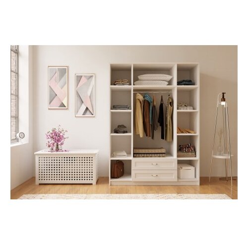 Hanah home Ormar Rb-121-01, 140x210x52 cm, Bež Slike