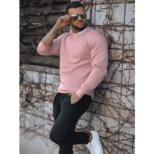 DStreet men's monochrome pink sweatshirt from