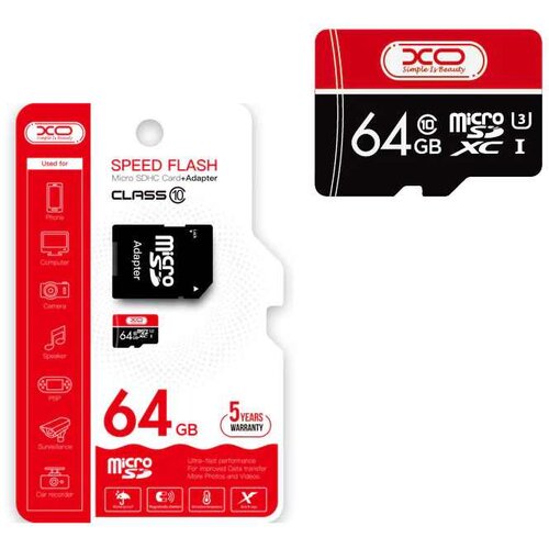  TF BRZA MEMORIJSKA KARTICA 64GB XO Slike