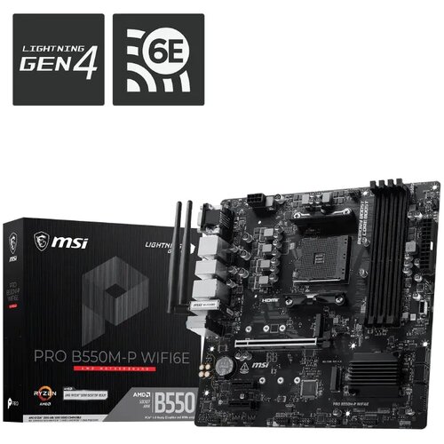 MSI pro B550M-P WIFI6E matična ploča Slike